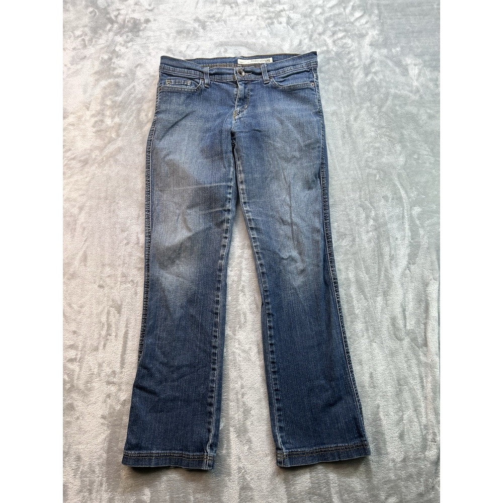 DKNY Vintage Y2K Women Sz 6R Blue Jeans Chelsea Bootcut Stretch Low Rise Western
